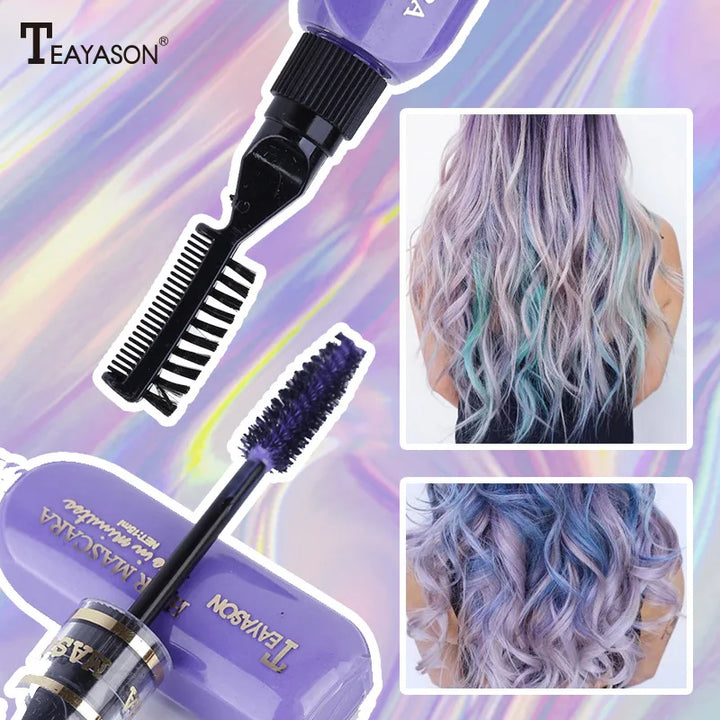 TEAYASON 13 Color Disposable Hair Dye Easy To Wash Popular Color Hair Dye Cream Sexy Disposable Hair Dye Holiday Party Cosmetics